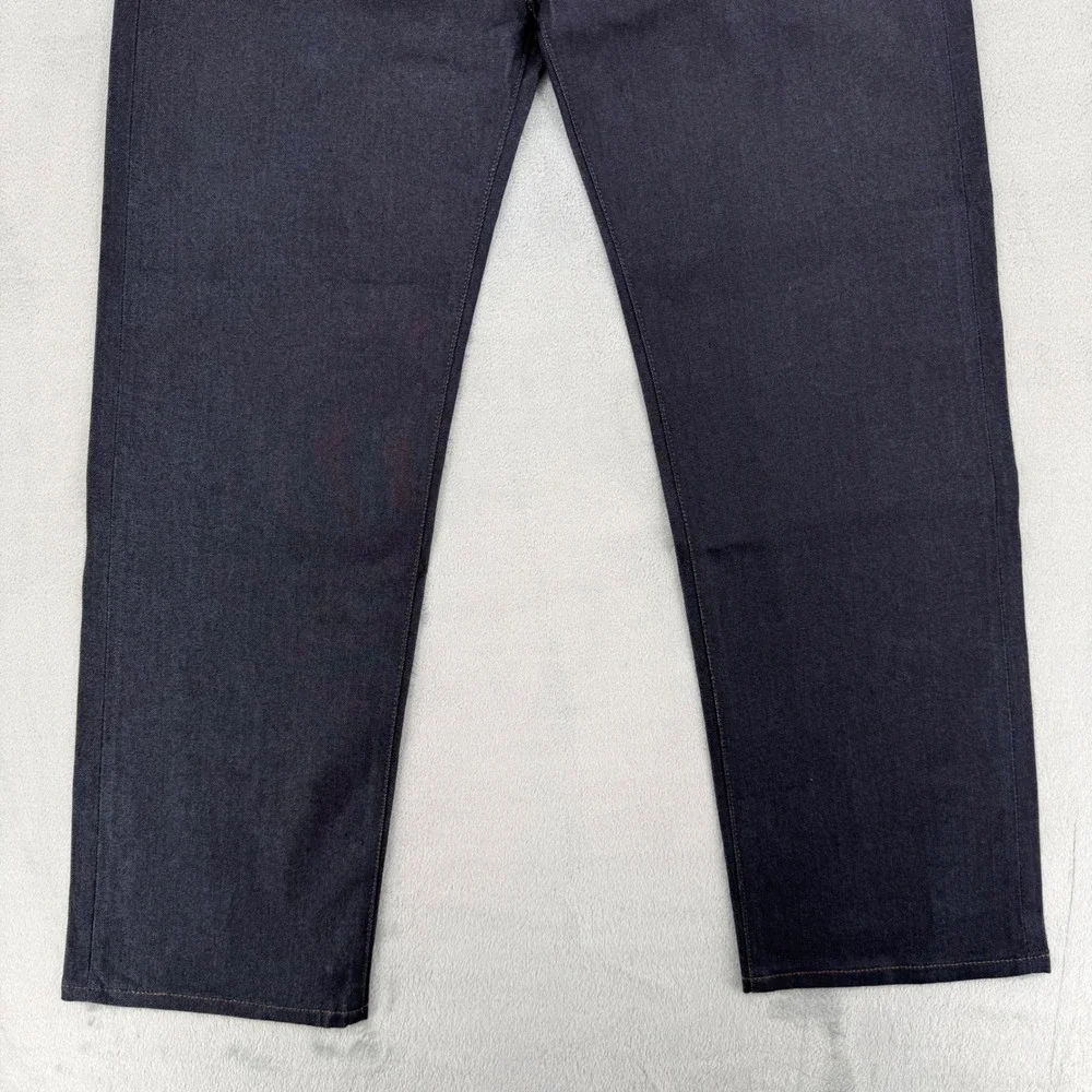 Evisu Osaka Japanese Jeans Mens 34 Raw Denim Pink Seagull Logo Made in Japan